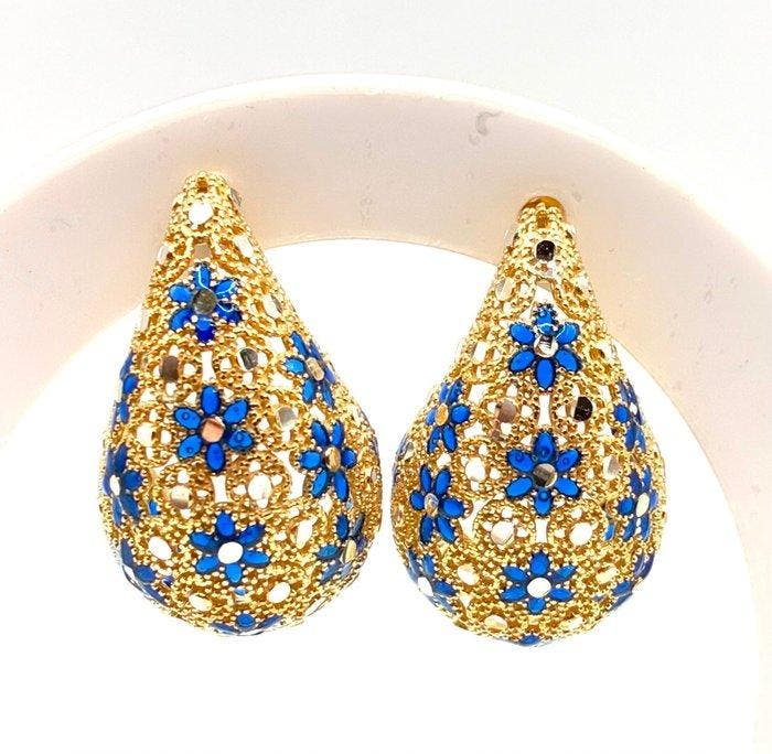 Zonder minimumprijs - Cocktail oorbellen Zilver - Zilver 925, Bijoux, Sacs & Beauté, Bijoux anciens