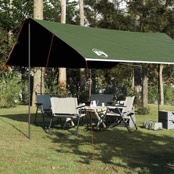 vidaXL Kampeerluifel waterdicht 460x305x210 cm groen, Verzenden