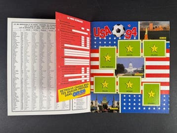 1994 Panini USA 94 World Cup, in edizione Francese, con, Nieuw