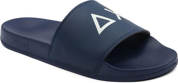 Sun68 Slippers Logo Navy maat 42 Heren, Kleding | Dames, Schoenen, Blauw, Nieuw, Verzenden