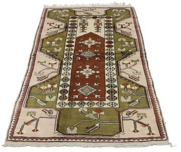 Anciens Turcs anatoliens - Tapis - 170 cm - 100 cm