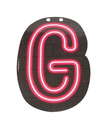 Neon Letter G 24cm, Verzenden, Nieuw