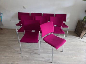 Kressel & Schelle - Stoel (9) - Chroom, Textiel - Casala