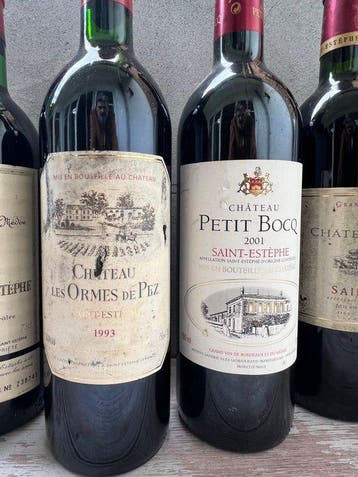 2001 Château Petit Bocq, 1993 Château Les Ormes de Pez, 1976, Collections