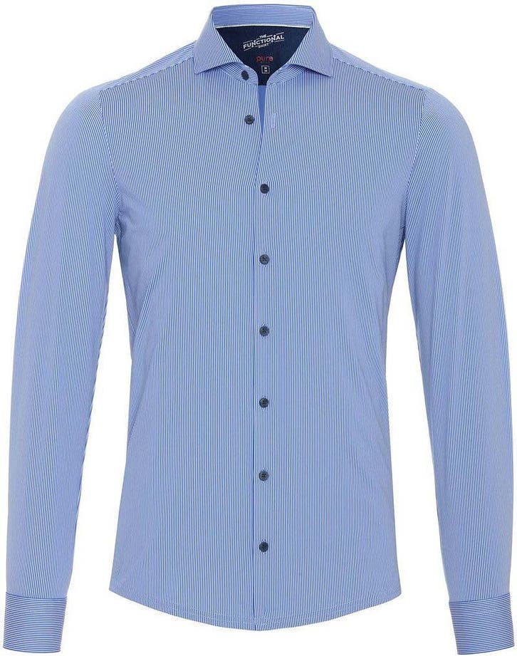 Pure Functional Hemd Strepen Blauw maat 39 Heren, Vêtements | Hommes, Vêtements de marque | Chemises, Envoi