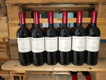 2021 Morella Old Vines Primitivo - Apulië IGT - 6 Flessen, Verzamelen, Nieuw