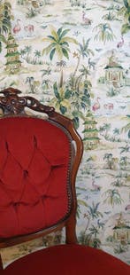 Nieuw exclusieve Aziatische meubelstof - 300x280 cm -