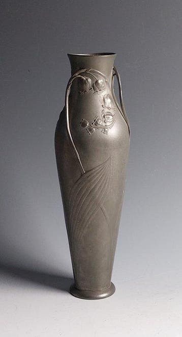 Kayserzinn - Hugo Leven - Vase - quatre mille trois cent