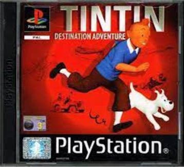 Kuifje Avontuur Onbekend (Zonder Case Cover) (PS1 Games), Ophalen of Verzenden, Zo goed als nieuw