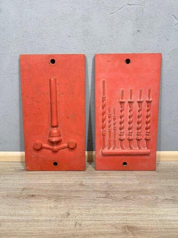 set gietmallen voor Zaanse klokonderdelen - Mal (2)