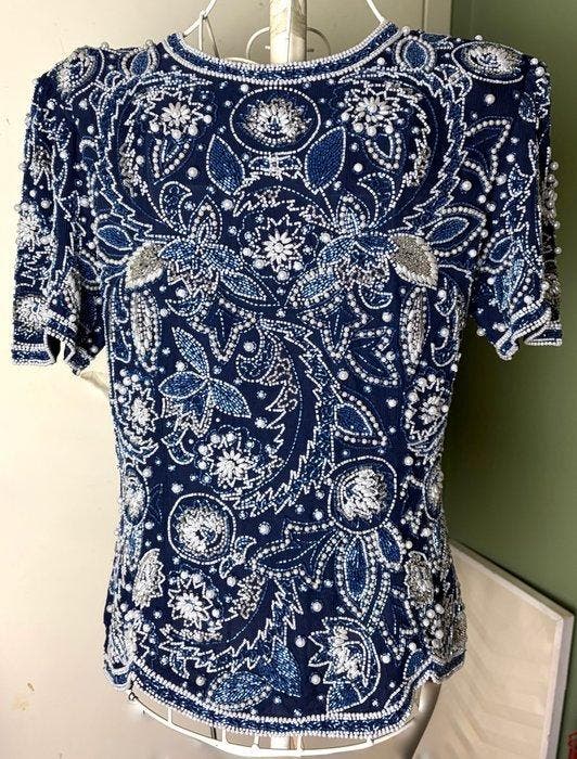 Luv tricot - Milan - Avondjurk - Vintage, Antiek en Kunst, Curiosa en Brocante