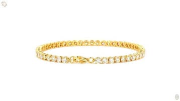 Armband - 14 karaat Geel goud - 8.19ct. tw. Geel Diamant, Nieuw