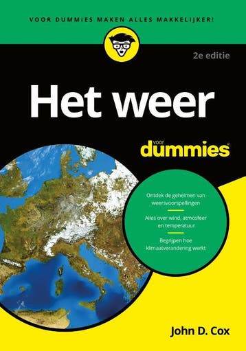 Het Weer Voor Dummies, 2E Editie | John D. Cox | Nieuw, Verzenden, Nieuw, John D. Cox
