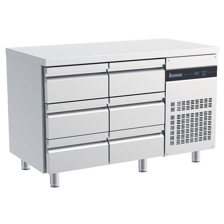 Koelwerkbank | 270L | 6 Laden (1/1 GN) | 0°C/+10°C  |, Articles professionnels, Horeca | Équipement de cuisine, Envoi