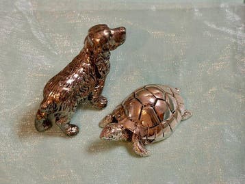 Remaf Argentato - Beeldje - Standing Spaniel-style