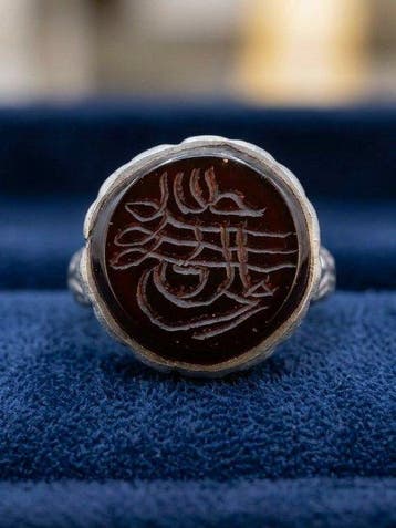 Carneool - Zilver - Zegelring