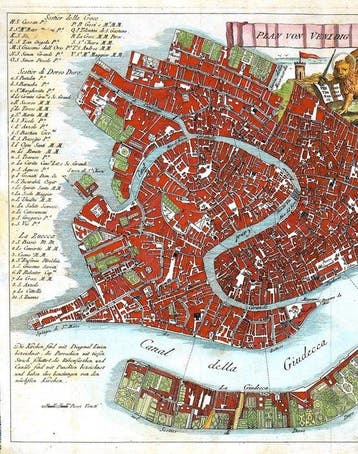 Italië - Venetië; Anonimo / derivazione dalla pianta di, Nieuw