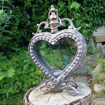 Lanterne - LANTERNE À BOUGIE EN FORME DE CERF - 46 cm -