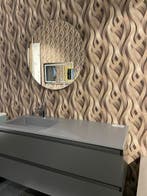 Strak meubel met spiegel, Ophalen, Nieuw, Wastafel