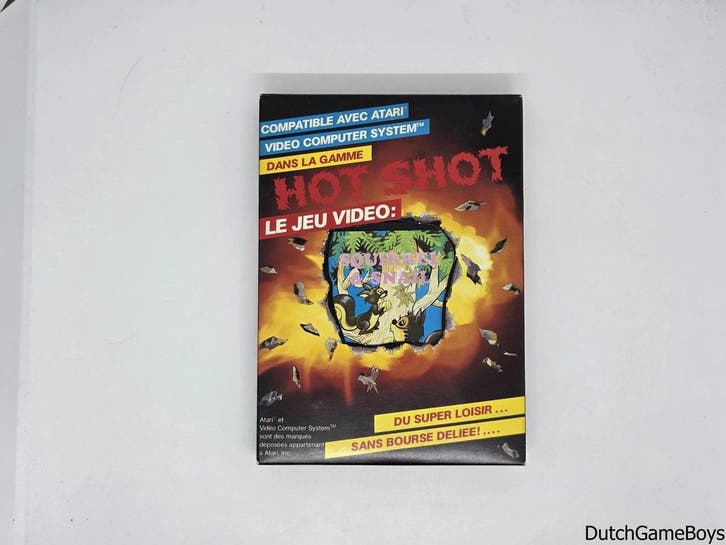 Atari 2600 - Hot Shot / Goliath - Squirrel & Snail, Consoles de jeu & Jeux vidéo, Consoles de jeu | Atari, Envoi