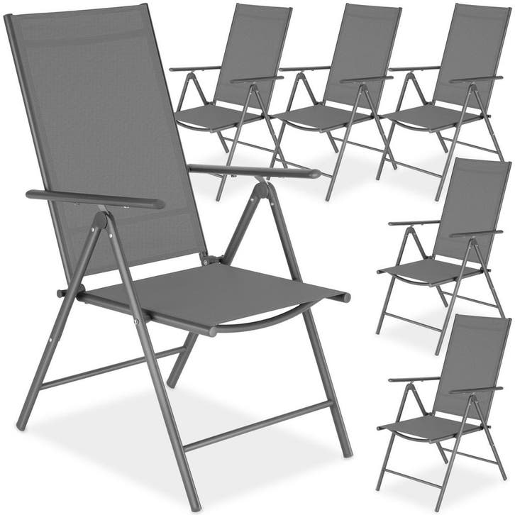Opvouwbare tuinstoelen met verstelbare rugleuning, gaas, Jardin & Terrasse, Jardin & Terrasse Autre, Envoi