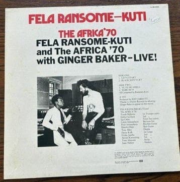 Ginger Baker, Fela Ransome-Kuti - LIVE - Disque vinyle -