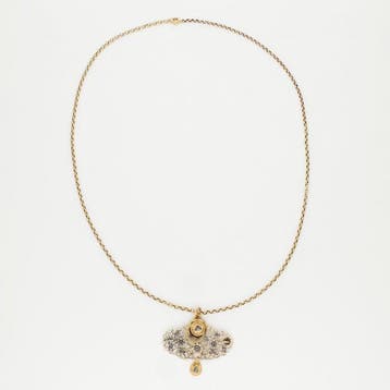 Collier - 18 carats Or jaune Diamant (Naturelle), Nieuw