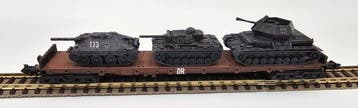 Minitrix N - Wagon de marchandises pour trains miniatures