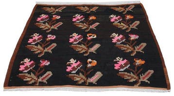 Karabagh Kazak Antieke Kelim - Vloerkleed - 140 cm - 129 cm, Antiek en Kunst