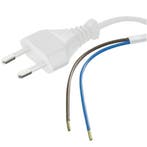 Velvalux voedingskabel Europlug C7 1,5 m wit 0,75 mm², Verzenden, Nieuw
