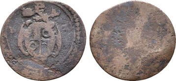 Einseitiger Kipper Kupfer Doppelheller 1621 Hea Augsburg..., Verzenden