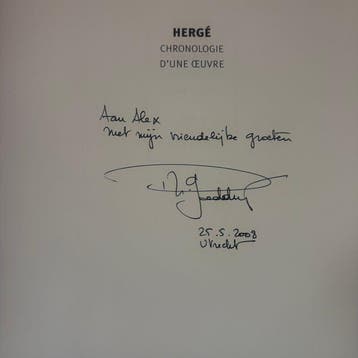 Kuifje 4 - Chronologie dune oeuvre 1939-1943 - gesigneerd -