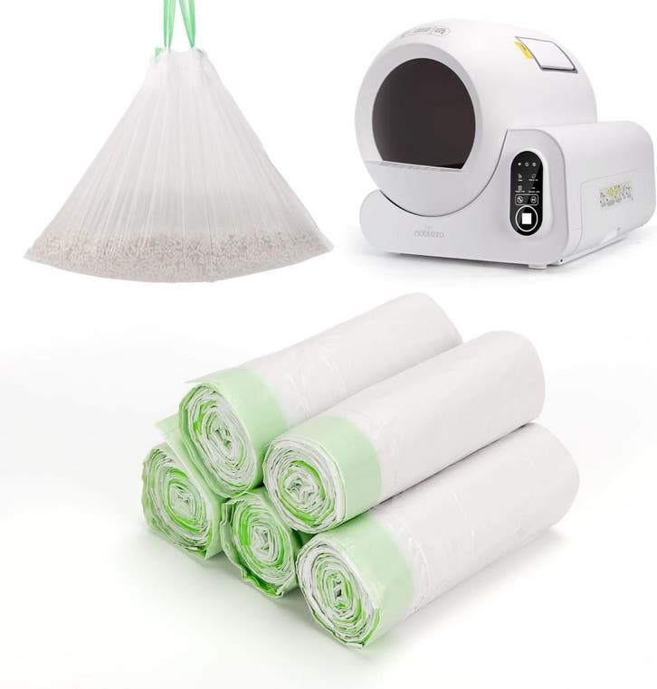 100 kattenbakzakken - 30x55 cm - Wit - Nobleza, Huis en Inrichting, Woonaccessoires | Overige, Nieuw, Verzenden