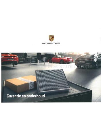 2020 PORSCHE PROGRAMMA GARANTIE- & ONDERHOUDBOEK NEDERLANDS