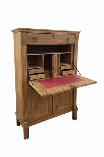 Secrétaire - Eik - Antieke houten secretaire