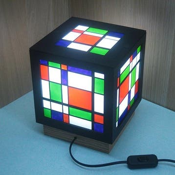 Sergio Milani - Tafellamp - Cubic 2026-02 - Ash