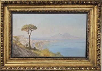 Antonio Coppola (1850-post 1916) - Veduta di Napoli