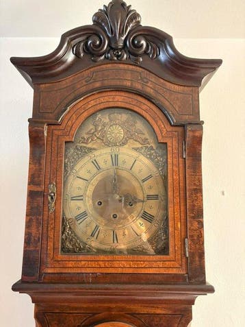 Horloge de parquet - Bois - 1750-1800 - Horloge antique sur