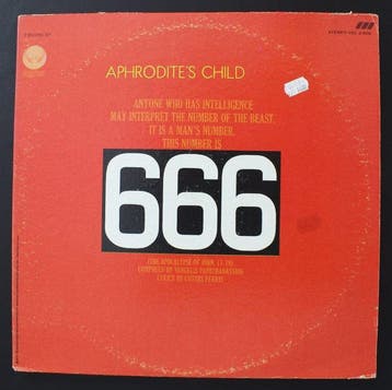 Aphrodites Child - 666 (US) – Scarce 1974 VERTIGO SPACESHIP