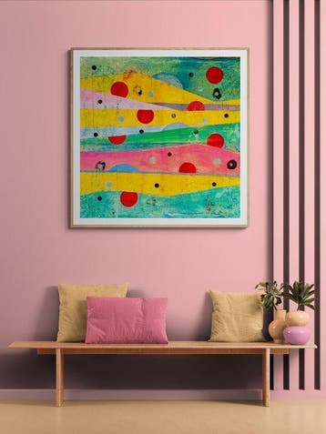 J. DELGALLO - Atardecer junto al mar. XL. ( NO Reserve )