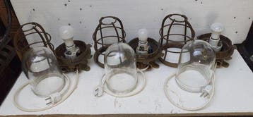 ORIGINELE OKAMOTO LAMPEN Deck light (3) - Koper, Messing,