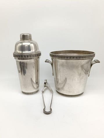 Seau à glace (3) - Plaqué(e) argent - Shaker