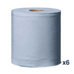 Centrefeed handdoekrollen blauw | 6 stuks | 2 laags | 450, Verzenden, Nieuw in verpakking