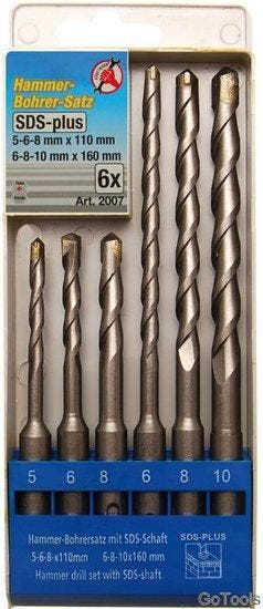 6-delige boorhamer met sds-shaft set, hardmetalen, Verzenden