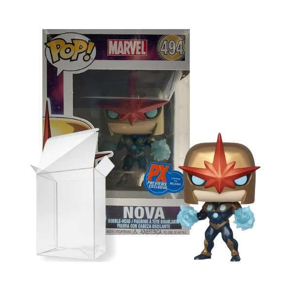 Funko Pop! Marvel - Nova #494 Px Previews, Verzamelen, Poppetjes en Figuurtjes, Nieuw, Verzenden