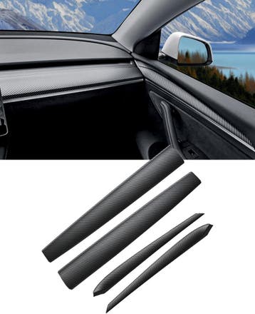 Tesla Dashboard Carbon Set | OP = OP | Nu 34% korting, Autos : Divers, Tuning & Styling, Verzenden