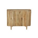 Dressoir Mangohout Ovalis 100 cm, Maison & Meubles, Armoires | Dressoirs, Verzenden