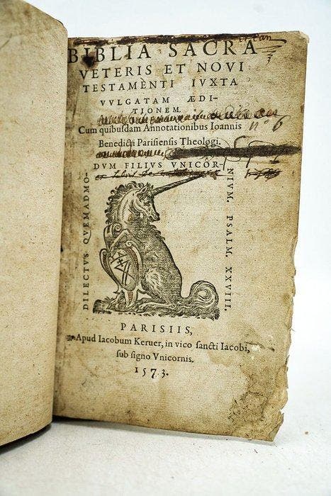 Biblia Sacra Veteris et Novis Testamenti iuxta Vulgatam, Antiquités & Art, Antiquités | Livres & Manuscrits
