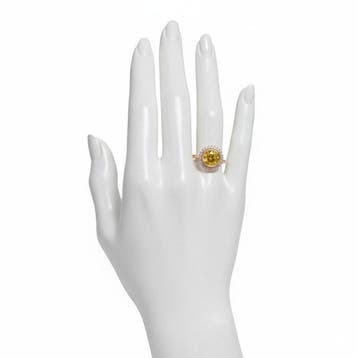 Zonder minimumprijs - Ring - 14 karaat Geel goud - 2.74ct., Nieuw
