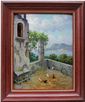 Lea von Littrow (1860-1914), Circle of - Southern terasse on